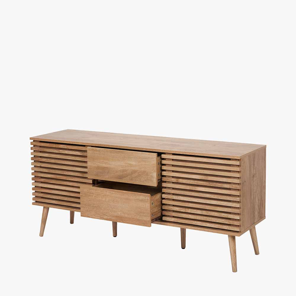 Larvik Natural Eucalyptus Wood Sideboard